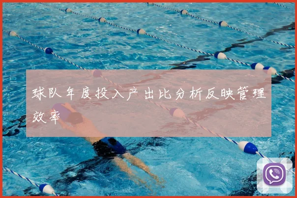 球队年度投入产出比分析反映管理效率